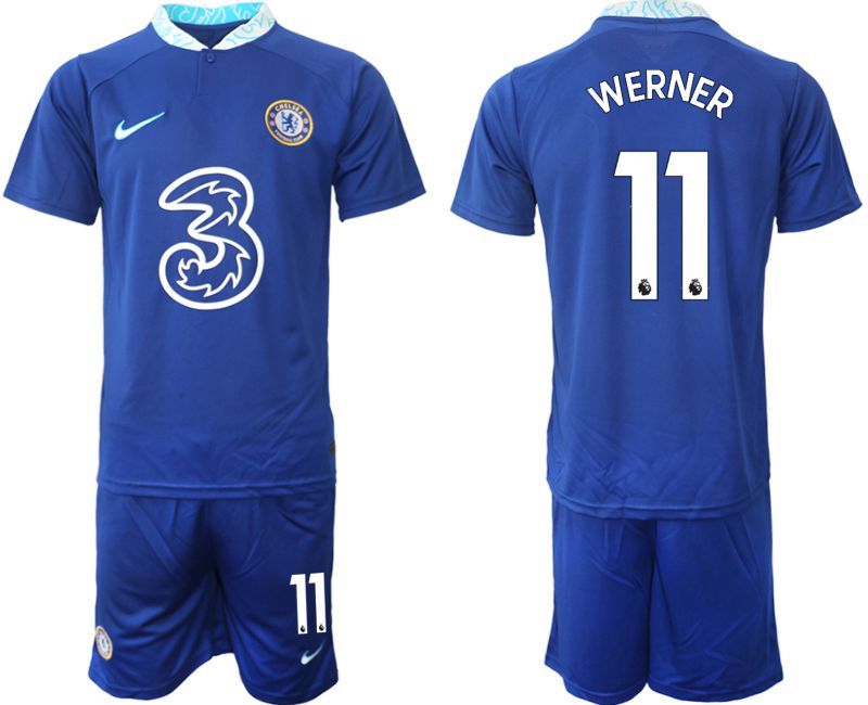 Men 2022-2023 Club Chelsea FC home blue #11 Soccer Jersey